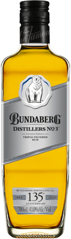 Bundaberg Distillers No3 135TH Anniversary 2023 700ML