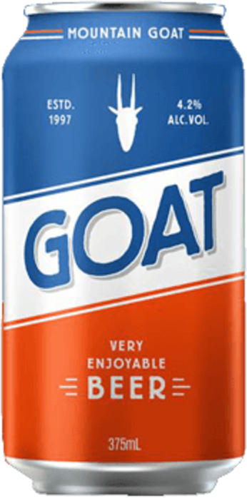 Mountain Goat Very Enjoyable Beer Lager Can 10X375ML
