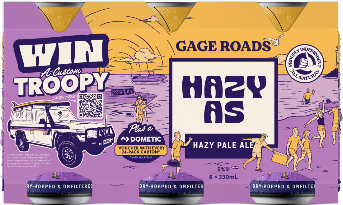 Gage Roads Hazy As Hazy Pale Ale Can 6X330ML