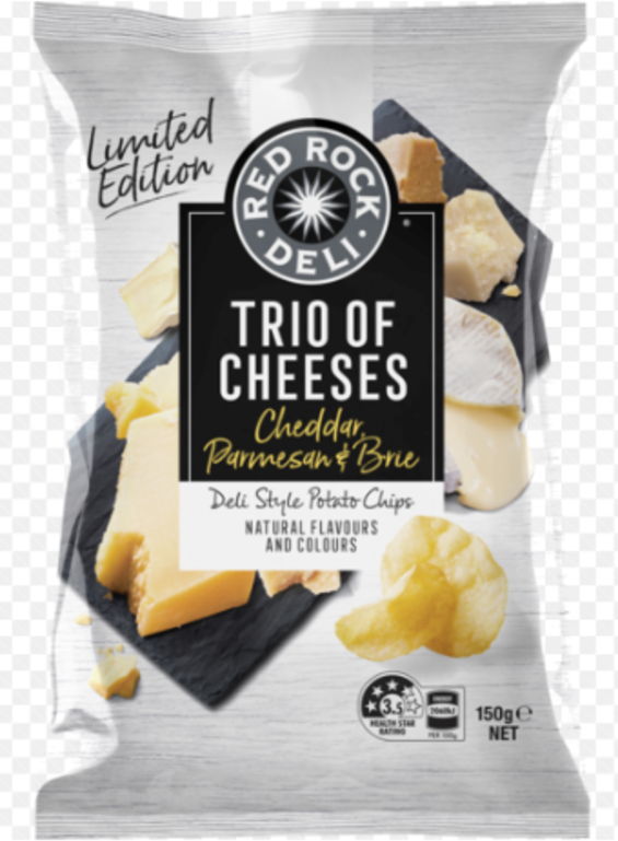 Red Rock Trio Of Cheese 150GM