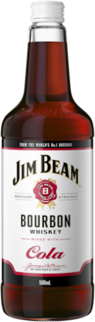 Jim Beam White Label Bourbon & Cola Tall 12X500ML