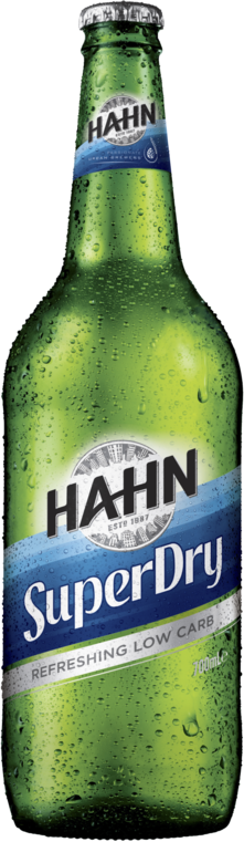 Hahn Super Dry 4.6% Tall 12X700ML Bottle Carton