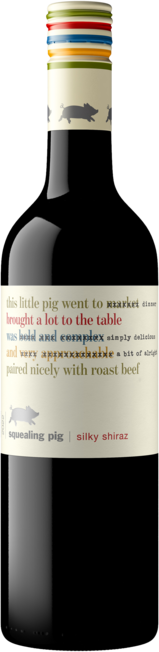 Squealing Pig Silky Shiraz 750ML