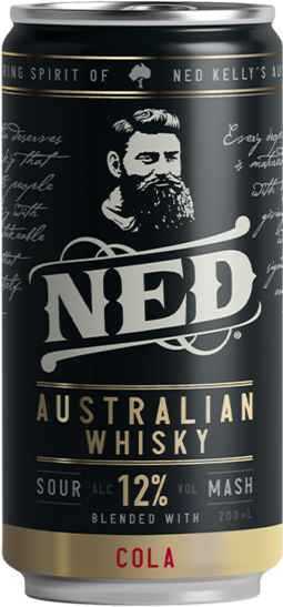 Ned Kelly Whisky & Cola 12% Can 24X200ML