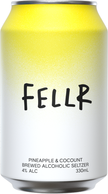 Fellr Pineapple & Coconut Seltzer Can 1X330ML