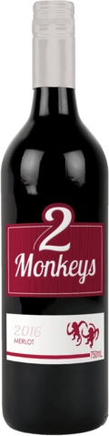 2 Monkeys Merlot 750ML