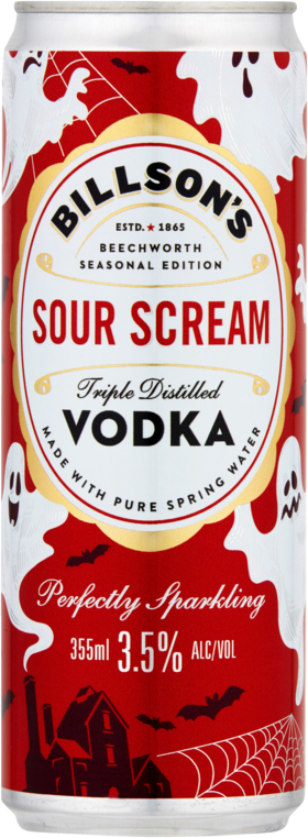 Billsons Vodka & Sour Scream Can 24X355ML