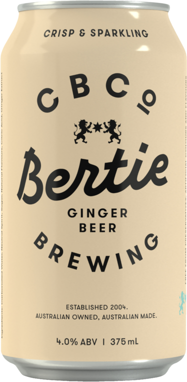 Cbco Berties Ginger Beer Can 24X375ML