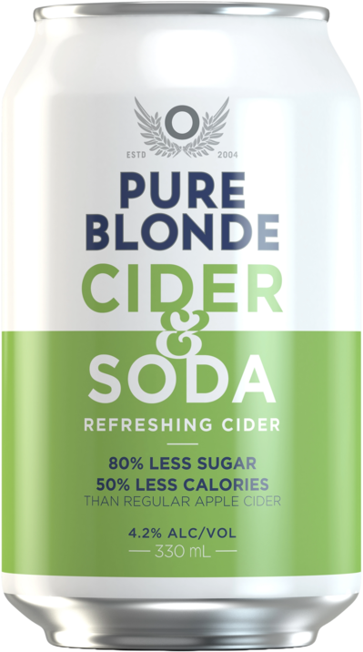 Pure Blonde Cider & Soda Can 1X330ML
