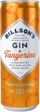 Billsons Gin & Tangerine Can 24X355ML