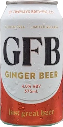 Two Bays Gfb Gluten Free Ginger Beer Can 4X375ML