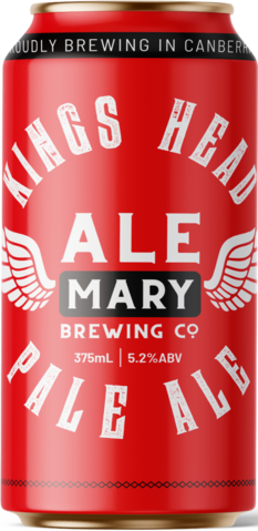 Ale Mary Kings Head Pale Ale Can 16X375ML