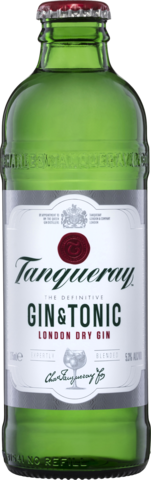 Tanqueray Gin & Tonic Bottle 1X275ML