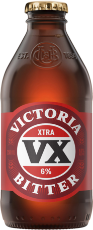 Victoria Bitter Xtra Bottle 24X250ML