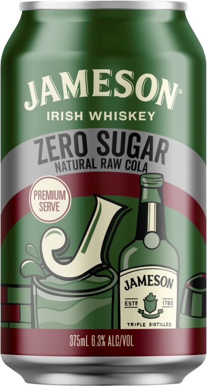Jameson Zero Cola Can 10X375ML