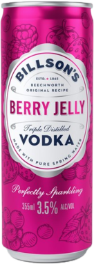 Billsons Vodka & Berry Jelly Can 24X355ML