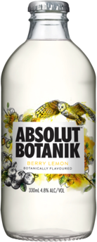 Absolut Botanic Berry Lemon Bottle 1X330ML