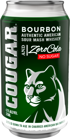 null Cougar Bourbon & Zero Cola Can 24X375ML