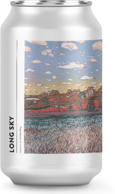 New England Long Sky Australian Lager Can 1X375ML