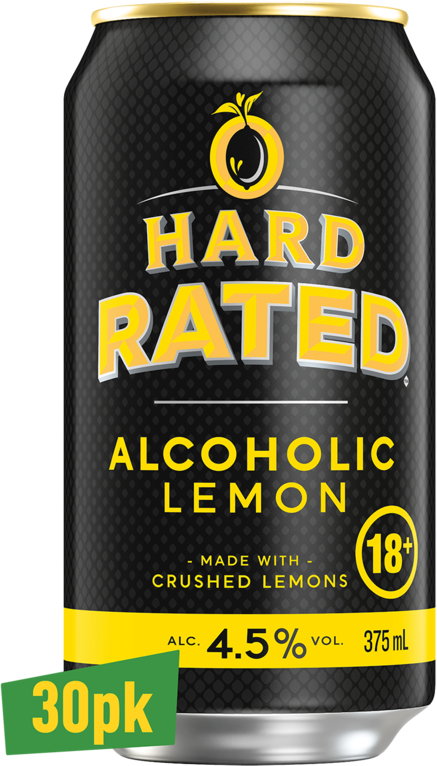 Hard Rated Lemon 4.5% Can 3X10X375ML