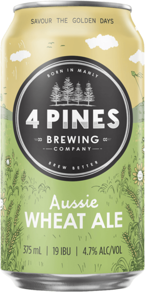 4 Pines Aussie Wheat Ale Can 6X375ML