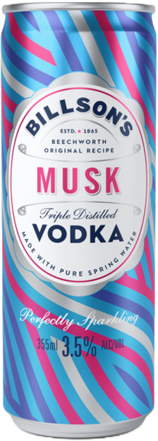 Billsons Vodka & Musk Can 1X355ML