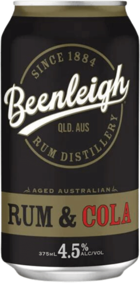 Beenleigh Rum & Cola 4.5% Can 1X375ML