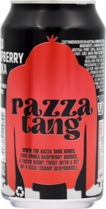 Ranga Razza Tang Vodka Can 4X375ML