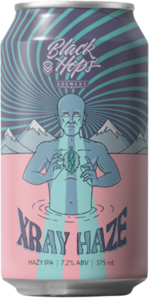 Black Hops X-Ray Haze 7.2% Can 1X375ML