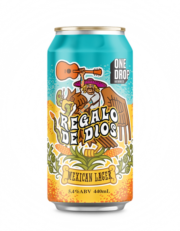 One Drop Regalo De Dios Mexican Lager Can 1X440ML