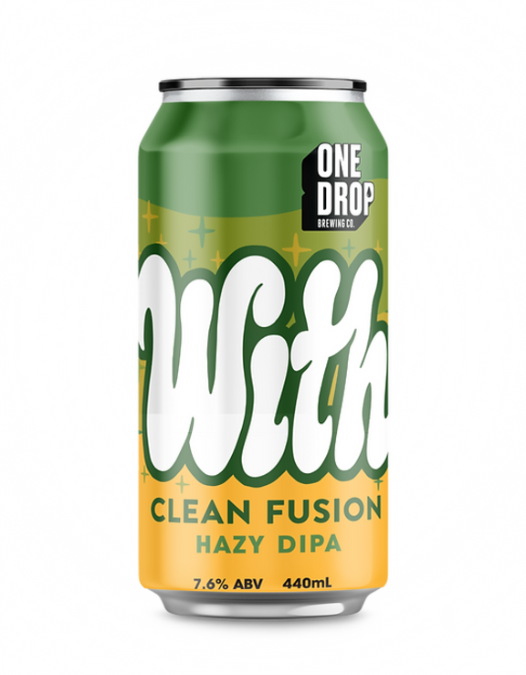 One Drop With Clean Fusion Hazy DIPA Can 16X440ML