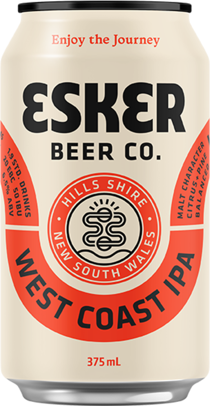 Esker Beer Co West Coast IPA 1X375ML