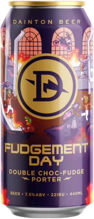 Dainton Fudgement Day Double Chocolate Fudge Porter Can 16X440ML