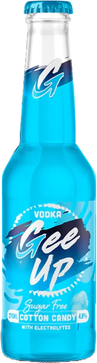 Gee Up Vodka Cotton Candy Bottle 4X275ML