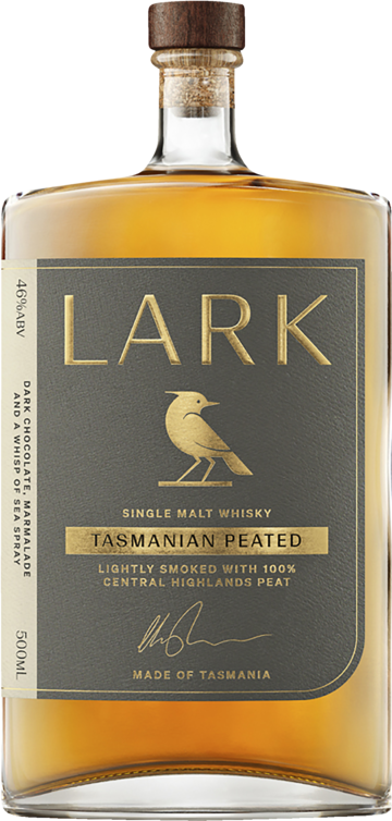 Lark Tasmanian Peated Single Malt Whisky 500ML