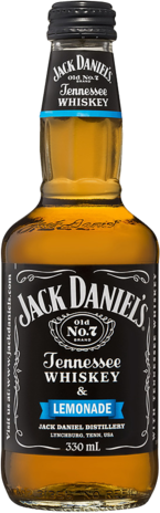 null Jack Daniels Tennessee Whiskey & Lemonade Bottle 4X340ML