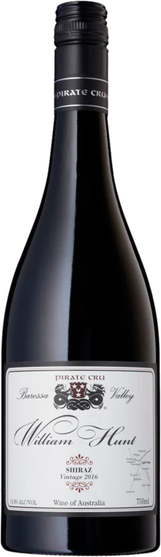 Pirate Cru William Hunt Shiraz 750ML