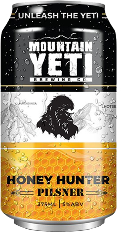 Mountain Yeti Pilsner Can 16X375ML