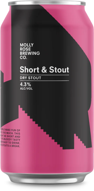 Molly Rose Short Stout Can 24X375ML