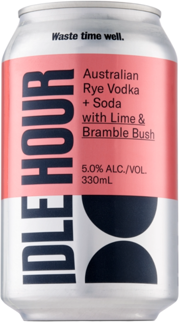 Idle Hour Vodka & Soda Lime & Bramble Bush Can 4X330ML