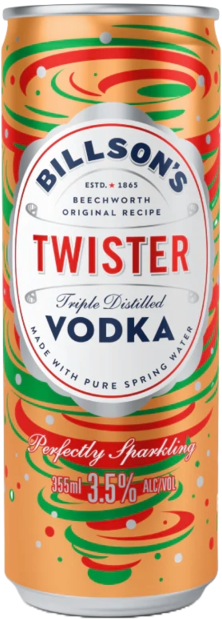 Billsons Vodka & Twister Can 4X355ML