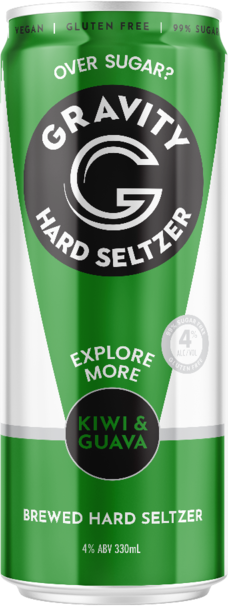 Gravity Seltzer Kiwi & Guava Can 1X330ML