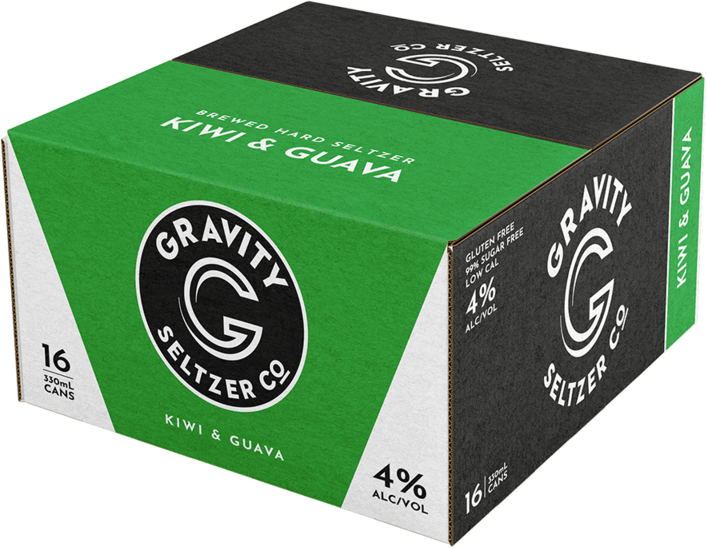 Gravity Seltzer Kiwi & Guava Can 1X330ML