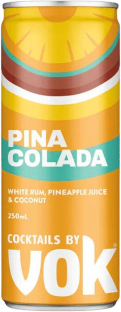 Vok Pina Colada Mocktail Can 4X250ML