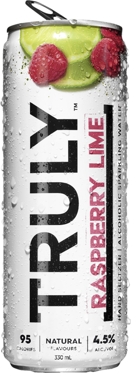 Truly Raspberry Lime Seltzer Can 4X330ML