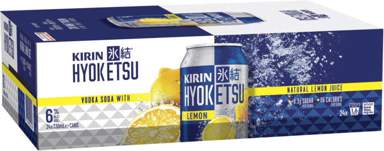 Kirin Hyoketsu & Lemon 6% Can 24X330ML