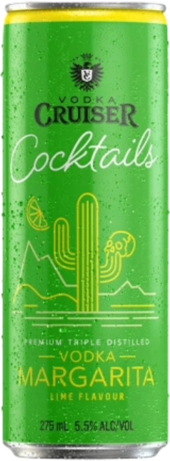 Cruiser Cocktail Margarita 5.5% Can 24X275ML