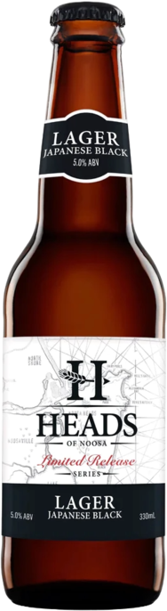 Head Of Noosa Japanese Black Lager Btl 16X330ML