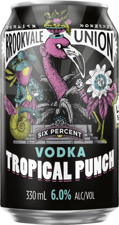 Brookvale Union Tropical Punch 6% Can 4X330ML