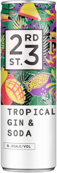 Twenty Third Street Tropical Gin & Soda Can 1X300ML